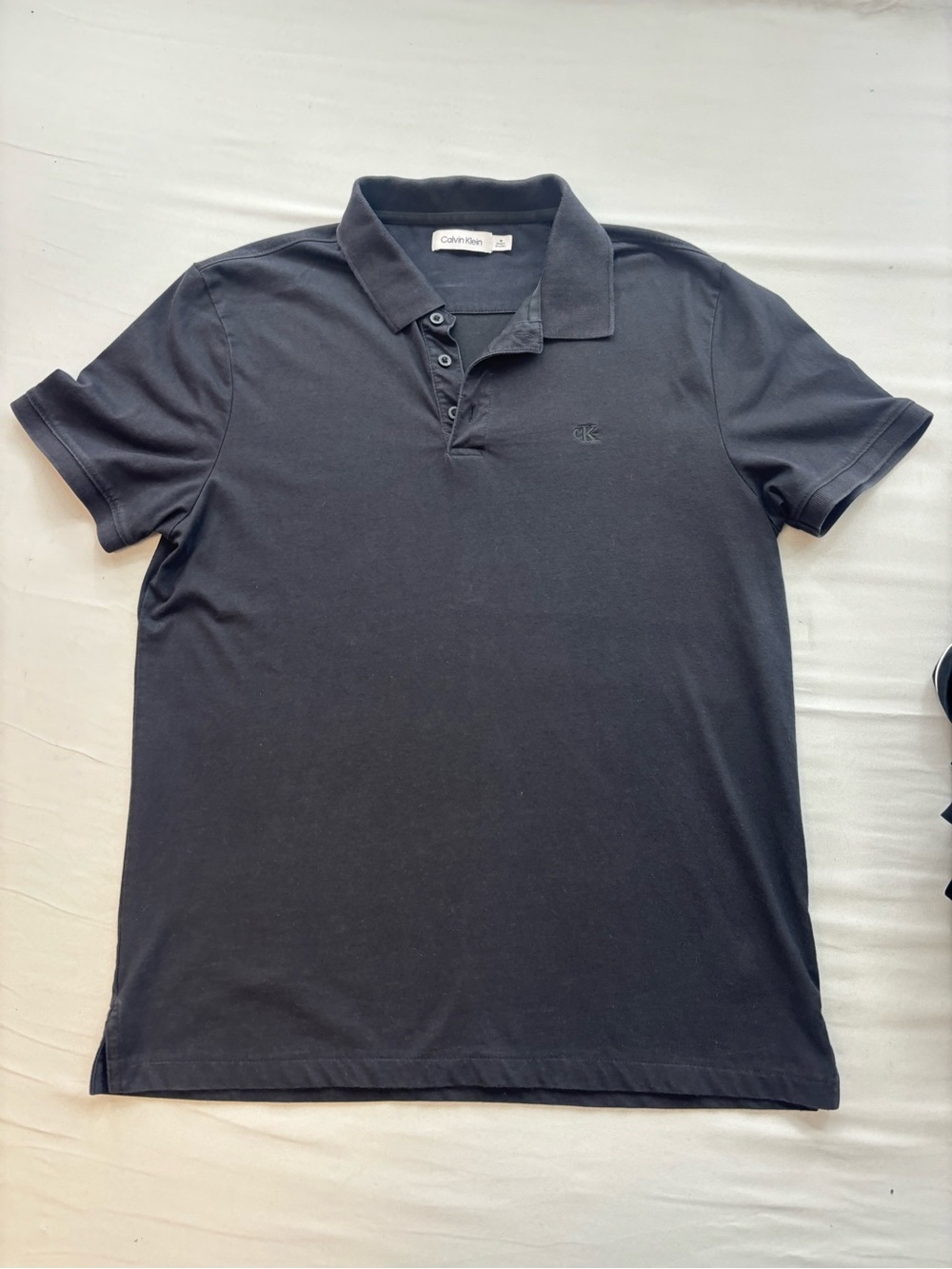 Calvin Klein Men's Black Polo with Subtle CK Logo